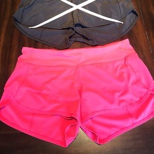 LULU Pink Speed Up Shorts